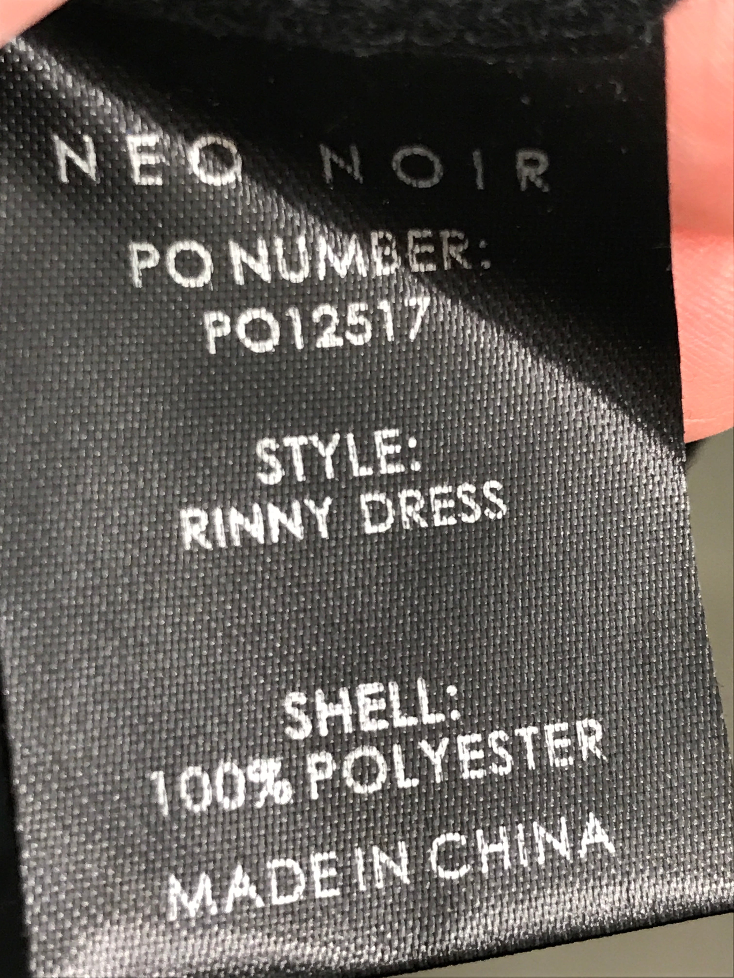 Neo Noir Kjole